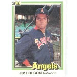  1981 Donruss # 414 Jim Fregosi California Angels Baseball 