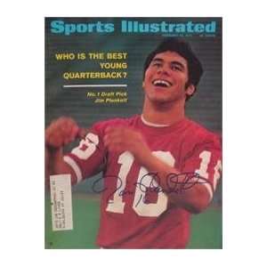 Jim Plunkett autographed Sports Illustrated Magazine (Stanford)
