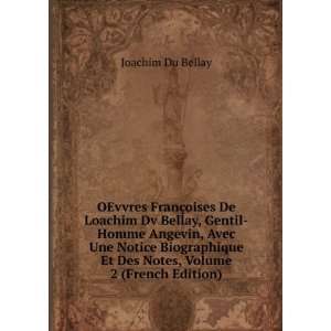   Et Des Notes, Volume 2 (French Edition) Joachim Du Bellay Books