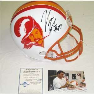  John Lynch Autographed Helmet   Replica