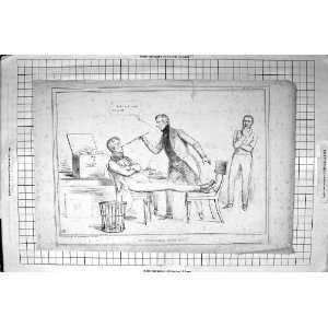 Mclean John Doyle Hb Sketch Ticklish Subject 1837 Man Sleeping