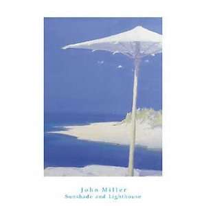  Sunshade and Lighthouse By John Miller Highest Quality Art 
