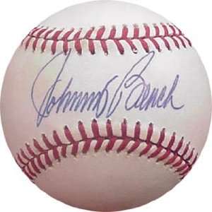 Signed Johnny Bench Ball   ? 