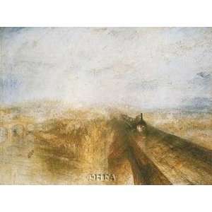  Rain, Steam And Speed Joseph M.W. Turner. 11.00 inches by 