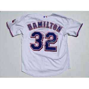  Texas Rangers JOSH HAMILTON Signed Autographed MLB Jersey 