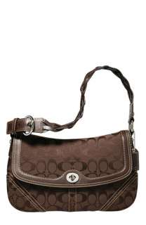 COACH CHELSEA SIGNATURE BRAIDED FLAP  