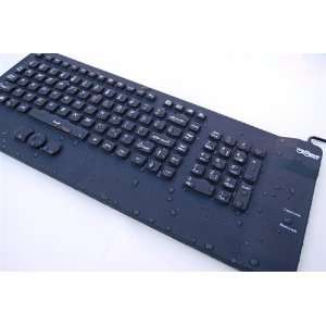   Heavy duty Rigid Keyboard w/ Track pointer USB   Black Electronics