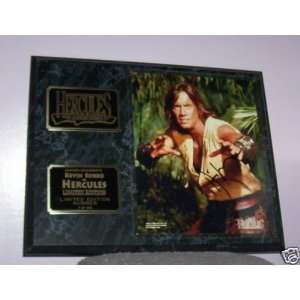  HERCULES KEVIN SORBO AUTOGRAPHED FRAMED PLAQUE Everything 