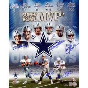 Emmitt Smith, Troy Aikman, Roger Staubach, Larry Brown, Chuck Howley 