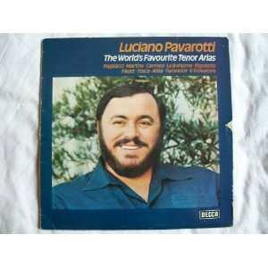   LUCIANO PAVAROTTI Worlds Favourite Tenor Arias LP 1975 Luciano