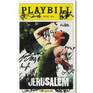  Jerusalem w/ Mackenzie Crook Autographed Playbill 