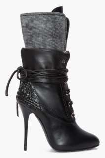 Giuseppe Zanotti Lace Up Cuff Boots for women  