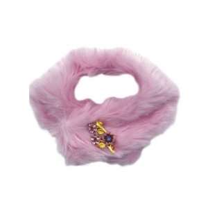    Ruff Ruff Couture Pink Faux Fur Mink Stole Small