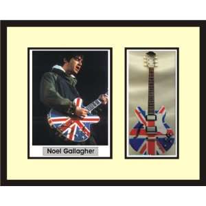  NOEL GALLAGHER Guitar Shadowbox Frame Oasis Musical 