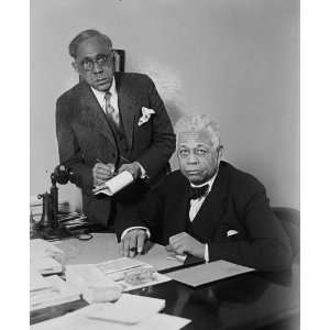  1929 photo Morris Lewis & Oscar DePriest, 5/8/29