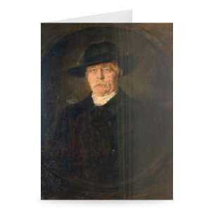 Otto von Bismarck, 1895 (oil on canvas) by   Greeting Card (Pack of 