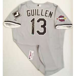 Ozzie Guillen Signed Uniform   Authentic