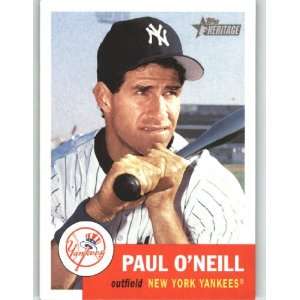  2002 Topps Heritage #127 Paul ONeill   New York Yankees 