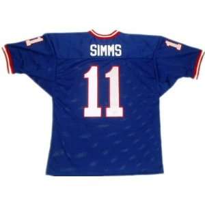 Phil Simms Autographed New York Giants Throwback Jersey