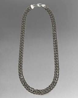 Hammered Lobster Clasp Necklace  