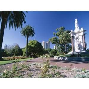 Queen Victoria Gardens on the South Bank of the Yarra River, Melbourne 