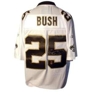 Reggie Bush New Orleans Saints Autographed White EQT Jersey