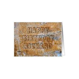 Richard Stone Age Happy Birthday Card
