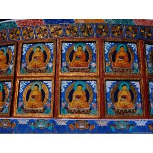  Stone Relief Sculptures of Buddha on Shanti Stupa, Ladakh 