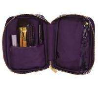 Tarte Purple Cosmetic Makeup Bag Case PVC/Nylon 7x5x1.5  