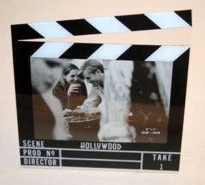 HOLLYWOOD THEME PARTY FAVOR CLAPBOARD PHOTO FRAME 6 X 4  