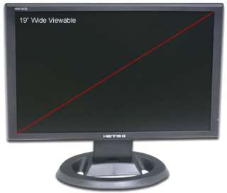 Hanns G HW191D 19 Widescreen LCD Monitor 1440x900 WXGA+ VERY GOOD 