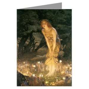  Six Edward Robert Hughes Greeting Cards of This 1908 Fairy 
