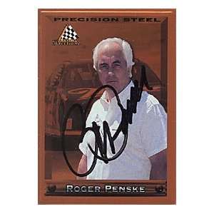Roger Penske Autographed / Signed 1996 Steel Pinnacle Card #38