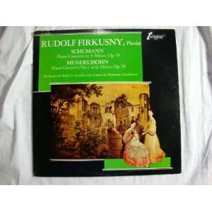  Rudolf Firkusny, Pianist, Schumann / Mendelssohn Music