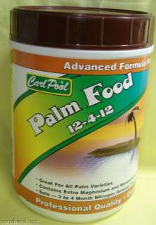 PALM FOOD Carl Pool 12 4 12 +Micronutrients, 4lb Can  