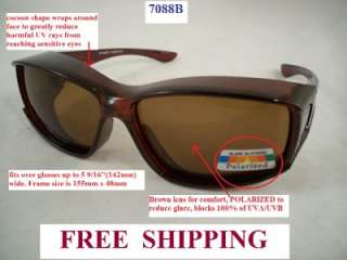 Polarized Fit Over Sunglasses Water Sports Fishing 7088  