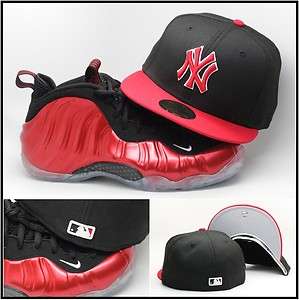 New Era New York Yankees Custom Fitted Hat To Match Air Foamposite 