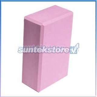 Pink Yoga Block Foam Exercise Fitness Healthy Equipment  