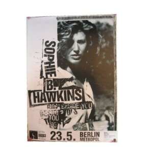  Sophie B. Hawkins German Tour Poster B Concert Everything 