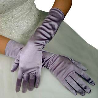   Gloves for Wedding Opera Prom Dress Suit Party Evening Purple  
