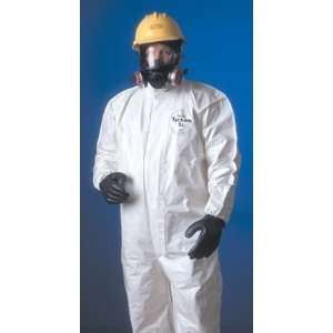 DuPont Tychem SL Coveralls, Open wrists and ankles; Taped seams; X 