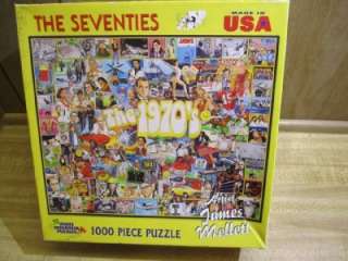 James Mellett 1000 pc puzzle The Seventies cartoon  