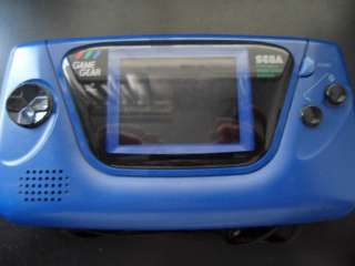 Sega Game Gear Blue Handheld System AS IS 010086021530  