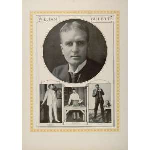  ORG 1910 Print William Gillette Bradley Sherlock Holmes 