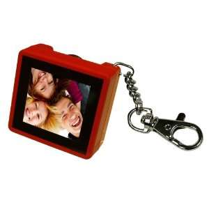  Album OLED Keychain Digital Photo Viewer (Ruby Red)