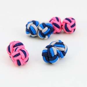 Dark blue pink, blue grey cufflink for men with Gift Box Wholesale Y&G 