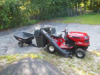   Craftsman Kohler Pro 20hp V twin 42 deck 3 bagger with dump trailer