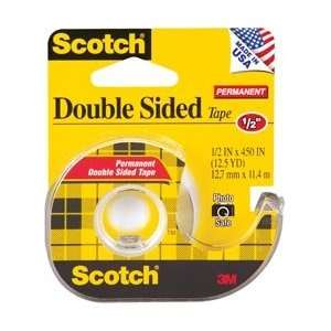  3M Scotch Permanent Double Sided Tape .5X450 137; 3 