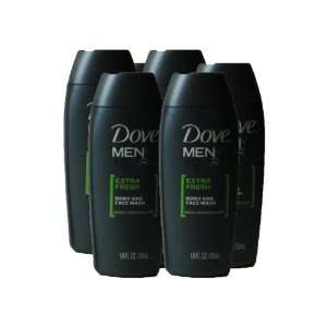  Dove Men + Care Extra Fresh Body and Face Body Wash Travel 