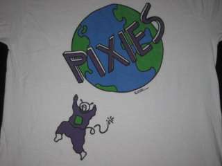 1992 THE PIXIES VTG TROMPE LE MONDE TOUR T SHIRT XL  